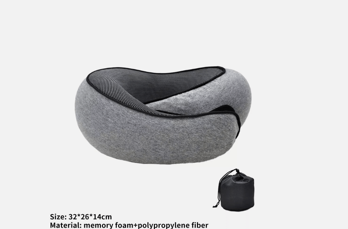 JetPackd™ Memory Foam U Shaped Travel Pillow