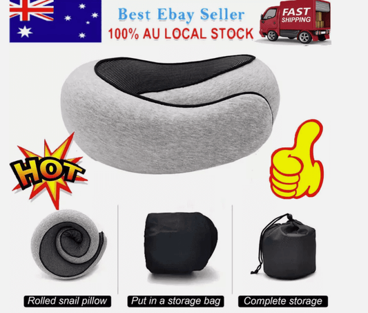 JetPackd™ Memory Foam U Shaped Travel Pillow