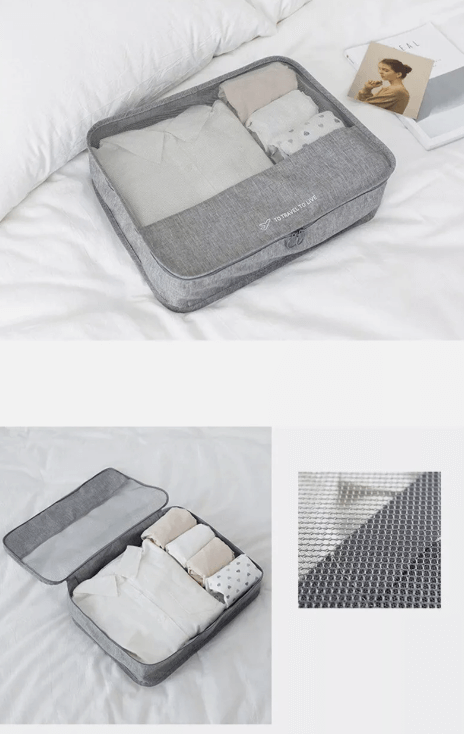 JetPackd™ 7Pcs Packing Cubes Travel Pouches